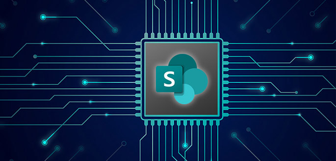 SharePoint development services represented by SP logo in network sharepoint development services represented by sp logo in network