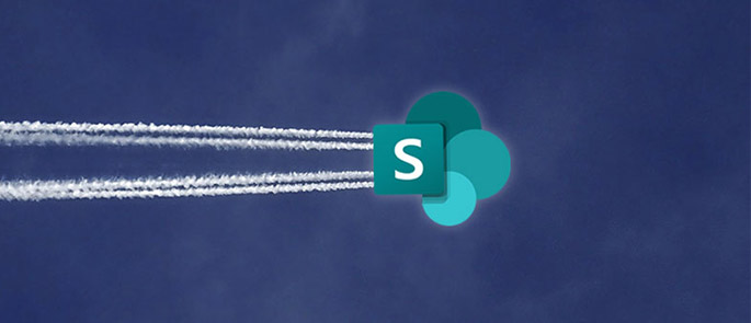 SharePoint migration services represented by SP logo flying through the sky sharepoint migration services represented by sp logo flying through the sky