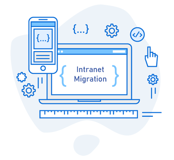 Seamless intranet migration