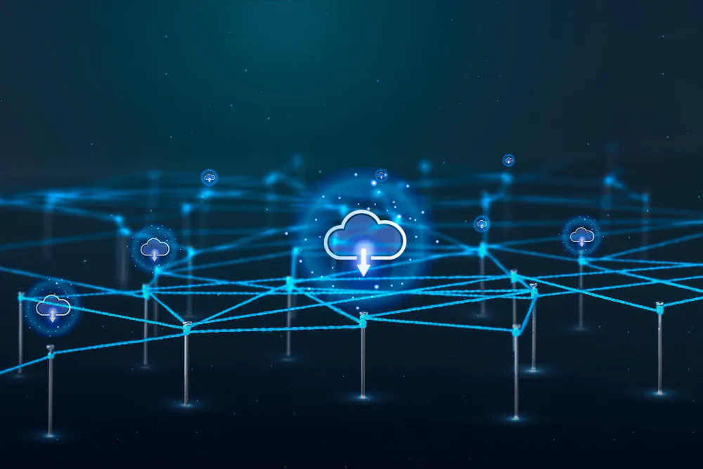 Cloud virtual connected network to represent SharePoint migration checklist